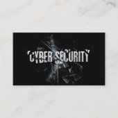 Cyber Security Data Modern Professional Minimalist Visitekaartje (Voorkant)