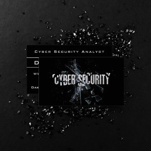 Cyber Security Data Modern Professional Minimalist Visitekaartje