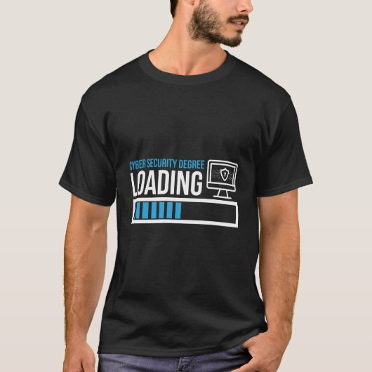 Cyber Security Degree Laden Computer Programmeur T-shirt (Voorkant)