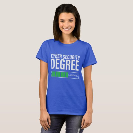 Cyber Security Degree Laden, specialist T-shirt (Voorkant volledig)