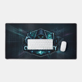 Cyber Security Elite Hacker XXL Desk Mat  Mousepad (Keyboard & Muis)