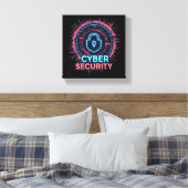 Cyber Security Expert Canvas Muurkunst (Insitu (Slaapkamer))