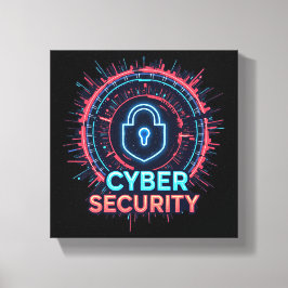 Cyber Security Expert Canvas Muurkunst