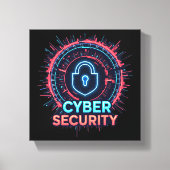Cyber Security Expert Canvas Muurkunst Afdruk (Voorkant)