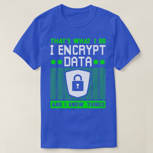 Cyber Security Expert Encryption T-shirt (Design voorkant)