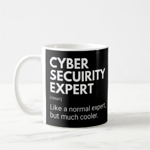Cyber Security Expert Funny Gezegde Koffiemok