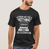 Cyber Security Expert voor Cyber Hacker & Program T-shirt (Voorkant)