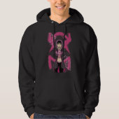 Cyber Security Girl Computer Hacker Cryptografie H Hoodie (Voorkant)