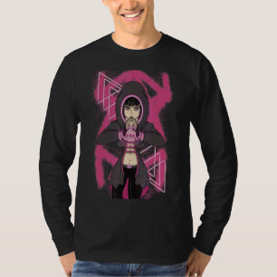 Cyber Security Girl Computer Hacker Cryptografie H T-shirt