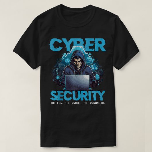 Cyber Security Grappige Analist Cybersecurity Ethi T-shirt (Design voorkant)