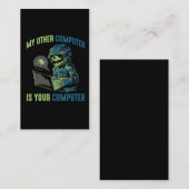 Cyber Security Hacker Computer Admin Programmer Visitekaartje (Voorkant / Achterkant)