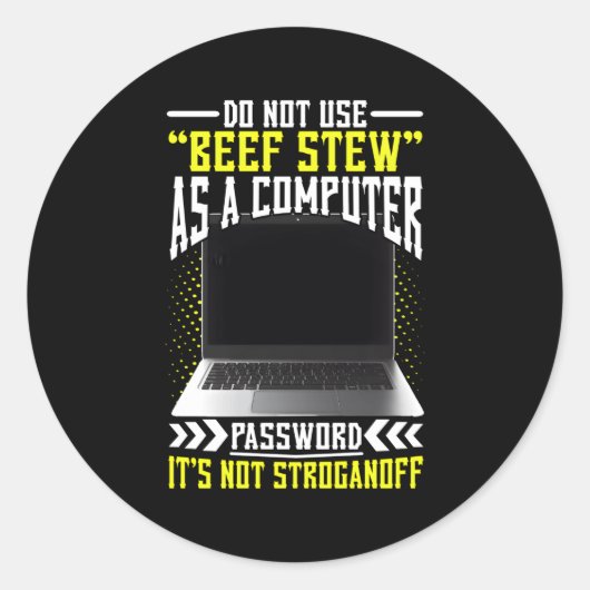 Cyber Security Hacker en Cyber Security Profession Ronde Sticker (Voorkant)