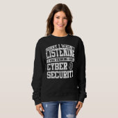 Cyber Security Kleding Beste Werknemers Ontwerp Trui (Voorkant volledig)