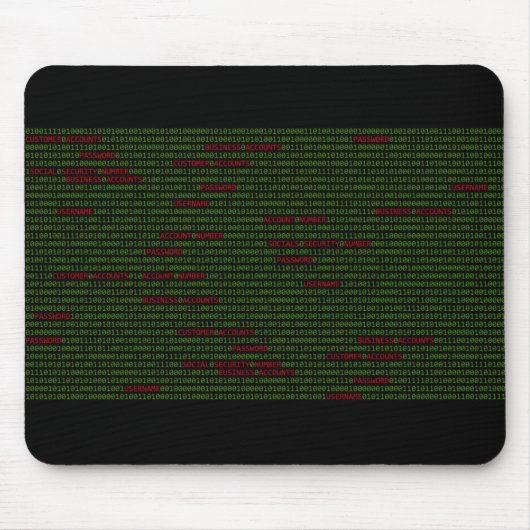 Cyber Security Mousepad Muismat (Voorkant)