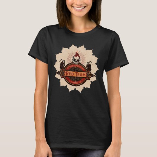 Cyber Security Red Team Reaper T-shirt (Voorkant)