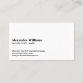 Cyber Security Shield Logo | Digitale achtergrond Visitekaartje (Achterkant)