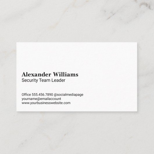 Cyber Security Shield Logo | Digitale achtergrond Visitekaartje (Achterkant)