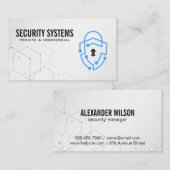 Cyber Security Shield Logo Visitekaartje (Voorkant / Achterkant)