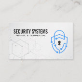 Cyber Security Shield Logo Visitekaartje (Voorkant)