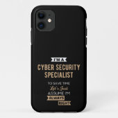 Cyber Security Specialist Case-Mate iPhone Case (Achterkant)