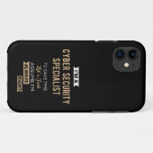 Cyber Security Specialist Case-Mate iPhone Case (Achterkant (horizontaal))