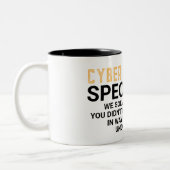 Cyber Security Specialist Know Tweekleurige Koffiemok (Links)