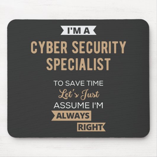 Cyber Security Specialist Muismat (Voorkant)