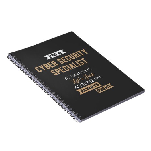 Cyber Security Specialist Notitieboek (Rechterzijde)