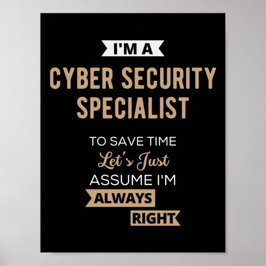 Cyber Security Specialist Poster (Voorkant)