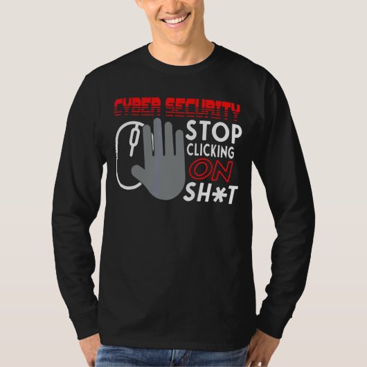 Cyber Security Specialist Spam Web Links Engineer T-shirt (Voorkant)