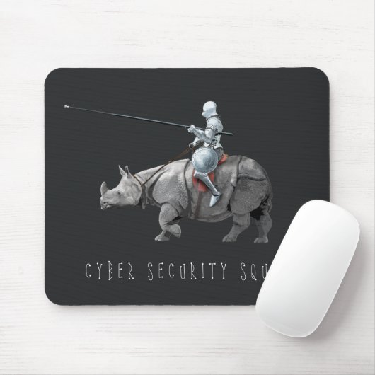 Cyber Security Squad armor shield knight rhino Muismat (Met muis)