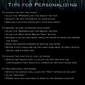 Cyber Security Tech Blue Business Photo Desk Mat