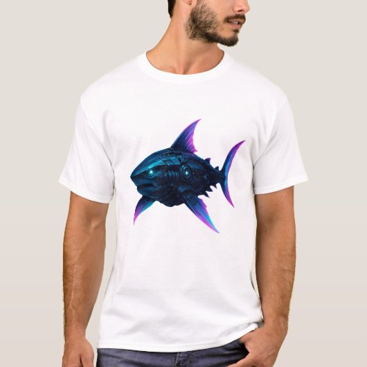 Cyber Shark T-shirt (Voorkant)
