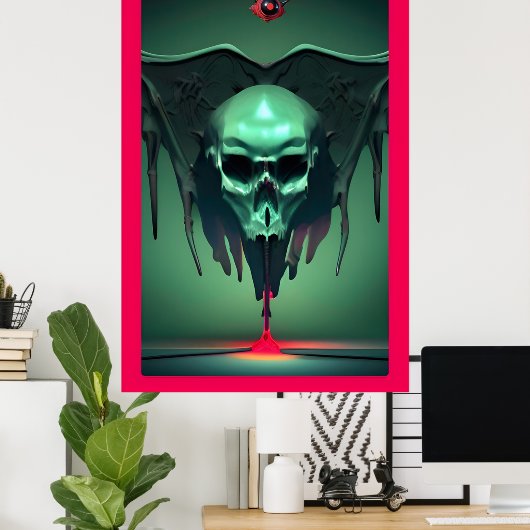 Cyber-Sigil of Dracula's New Coders Poster (Thuiskantoor)