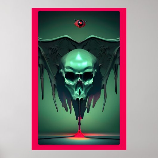 Cyber-Sigil van Dracula's Nieuwe Codeurs Poster (Voorkant)