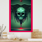 Cyber-Sigil van Dracula's Nieuwe Codeurs Poster (Keuken)