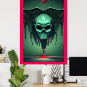 Cyber-Sigil van Dracula's Nieuwe Codeurs Poster (Thuiskantoor)