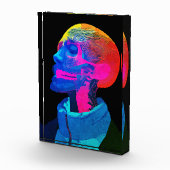 Cyber Skull - futuristische anatomie kunst Fotoblokken (Rechts)