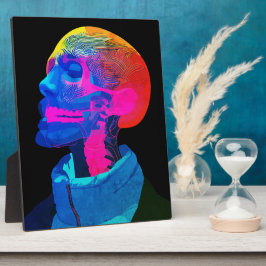 Cyber Skull – Futuristische Anatomie Kunst Fotoplaat