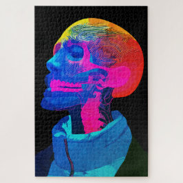 Cyber Skull – Futuristische Anatomie Kunst Legpuzzel