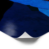 Cyber Skull - futuristische anatomie kunst Perfect Poster (Hoek)