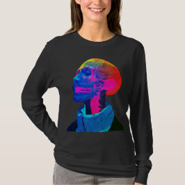 Cyber Skull – Futuristische Anatomie Kunst T-shirt