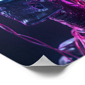 Cyber Skull VR — Poster voor futuristische games (Hoek)