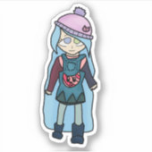 Cyber Snow Sticker (Voorkant)