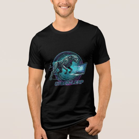 Cyber sprong T-shirt (Voorkant)
