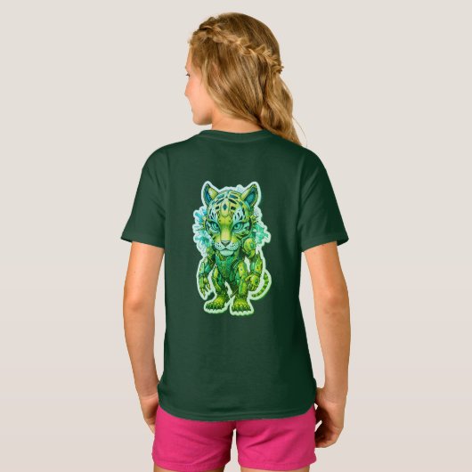 Cyber Stripes T-shirt (Achterkant volledig)