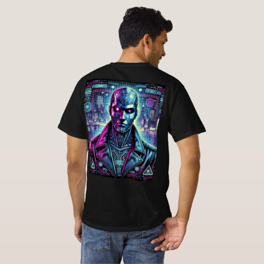 Cyber T-shirt  (Achterkant volledig)