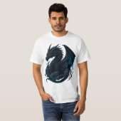 Cyber Tiger – Bewaker van het Neon-rijk T-shirt (Voorkant volledig)