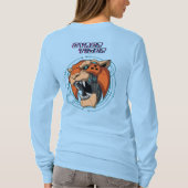 Cyber Tiger | Lange hoes voor vrouwen T-shirt (Achterkant)