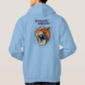 Cyber Tiger | MANNEN Hoodie (Achterkant)